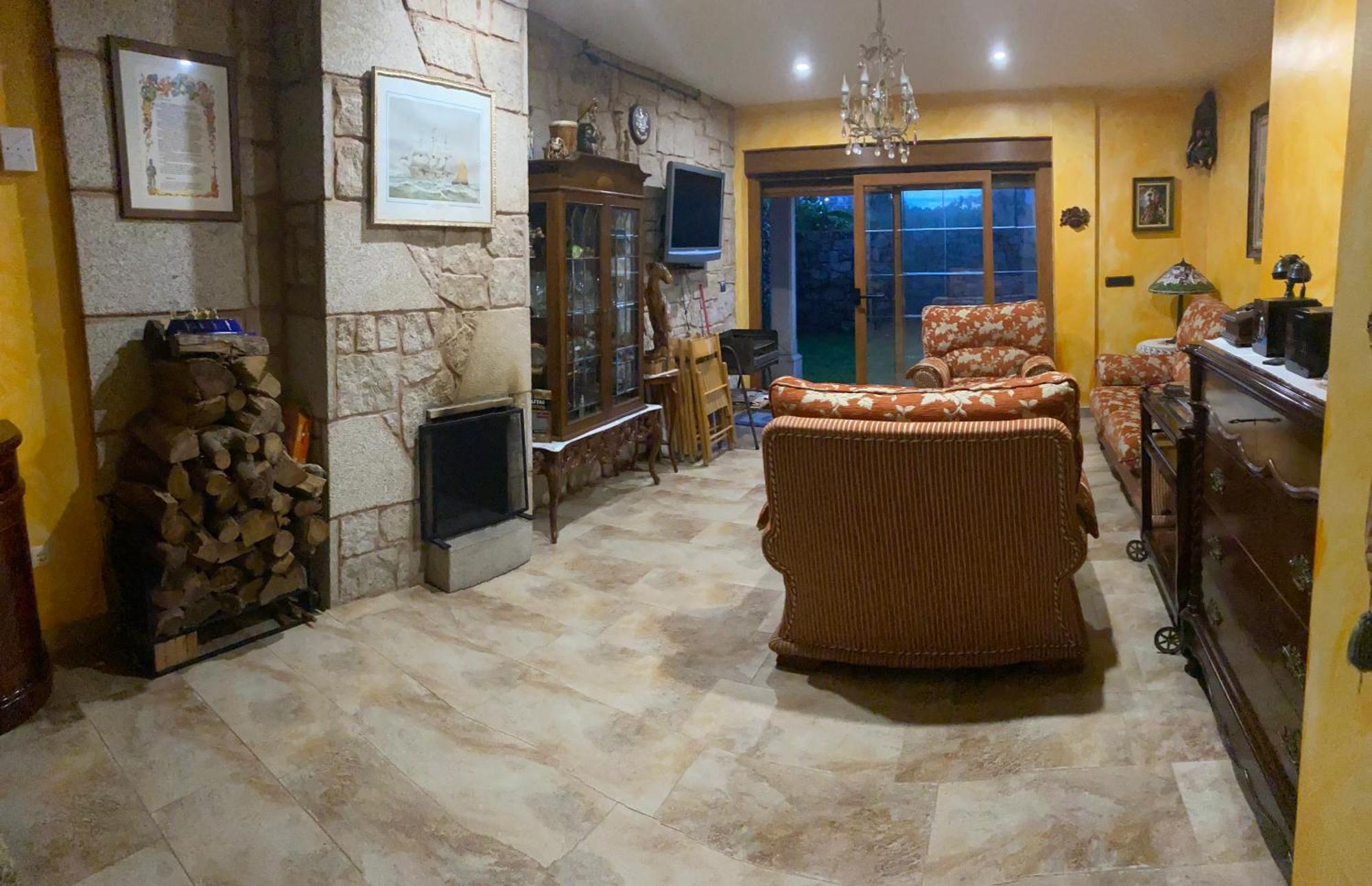 Chalet Entero Confort Ribeira Bagian luar foto