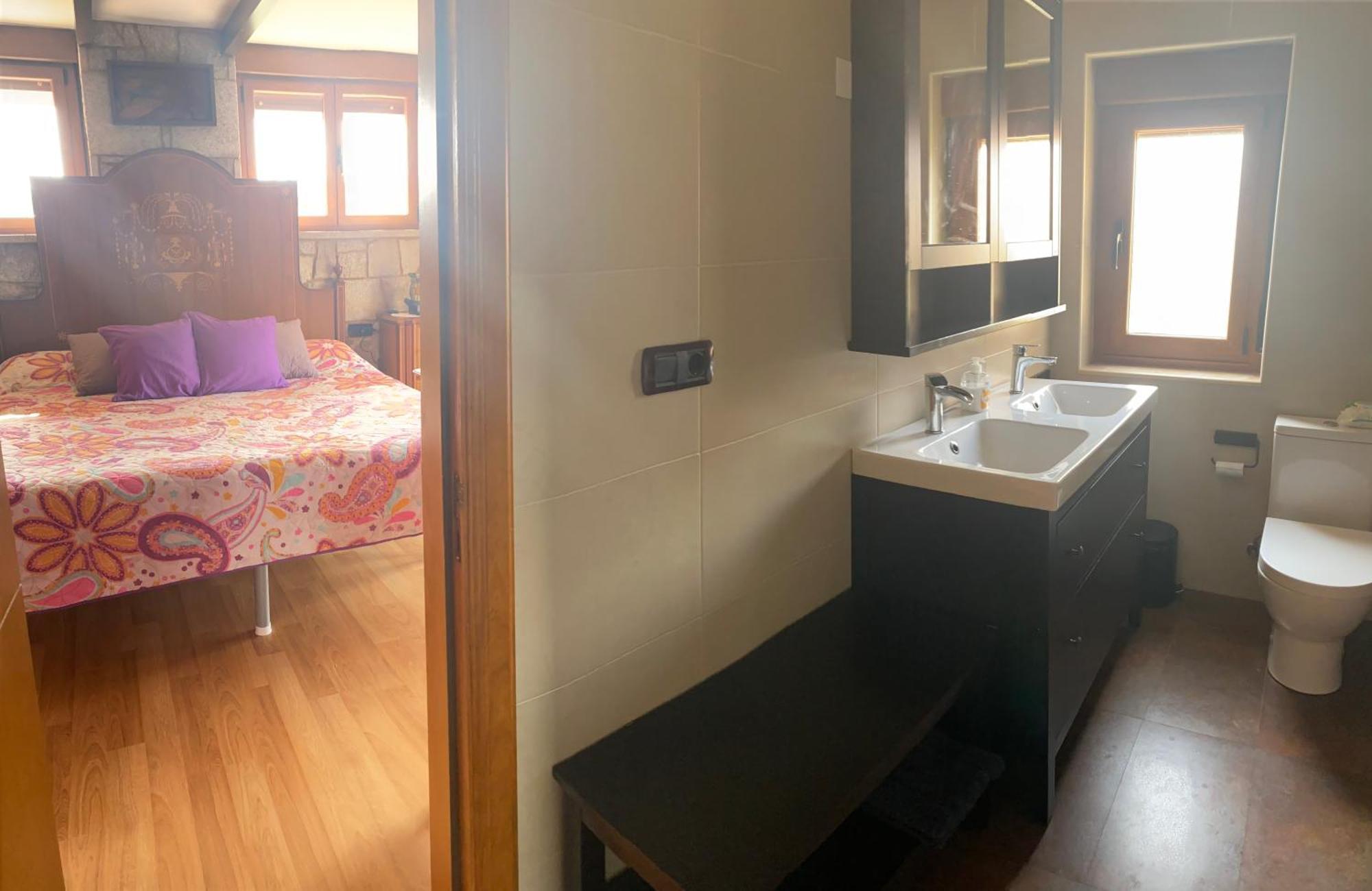 Chalet Entero Confort Ribeira Bagian luar foto
